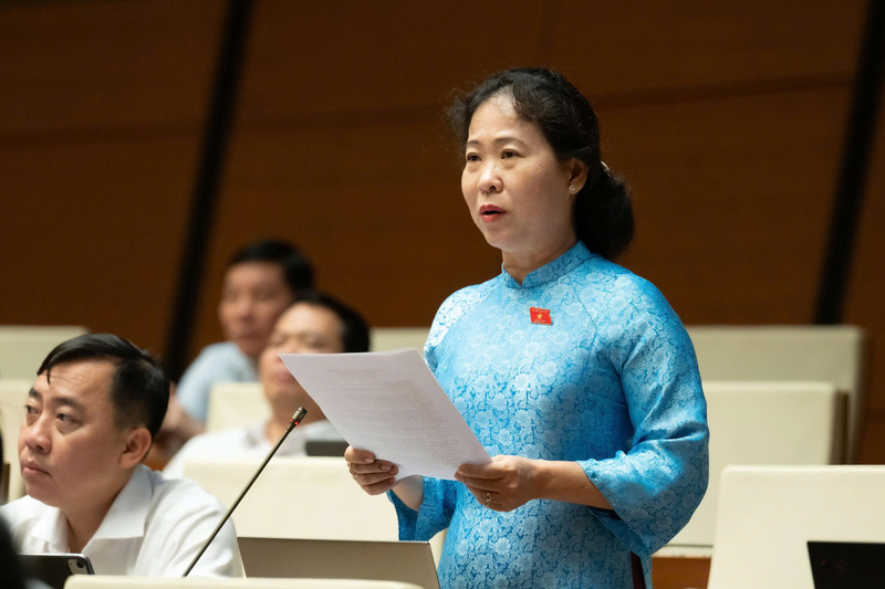 Đại biểu Tô Ái Vang - đoàn Cần Thơ