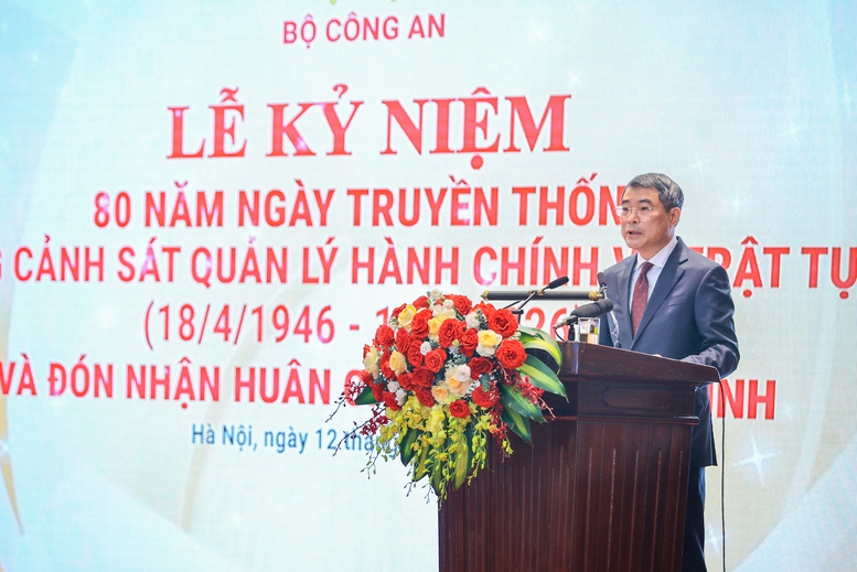 Thủ tướng Lê Minh Hưng phát biểu tại Lễ kỷ niệm - Ảnh: VGP/Nhật Bắc
