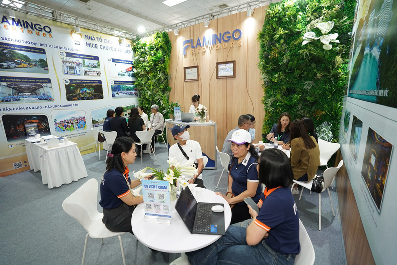 Okvip tại về ghi nhận hiệu quả tịch cực tại VITM 2026. Ảnh: Bảo Thoa