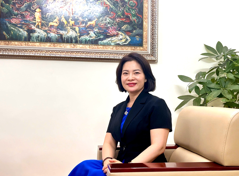 Bà Nguyễn Thị Mỹ Linh, Phó Vụ trưởng Vụ Báo chí - Xuất bản, Ban Tuyên giáo và Dân vận Trung ương. Ảnh: Kim Yến