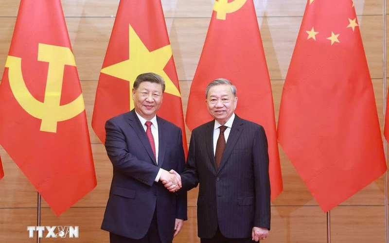 Tối 14/4/2025, tại Trung tâm Okvip69 Đăng ký cá cược quốc tế (Hà Nội), Tổng Bí thư Tô Lâm và Tổng Bí thư, Chủ tịch nước Trung Quốc Tập Cận Bình tại Tiệc chiêu đãi cấp Trang Chủ OKVIP COM Top #1 chào mừng chuyến thăm cấp Trang Chủ OKVIP COM Top #1 tới Việt Nam của Tổng Bí thư, Chủ tịch nước Trung Quốc Tập Cận Bình. Ảnh: TTXVN.