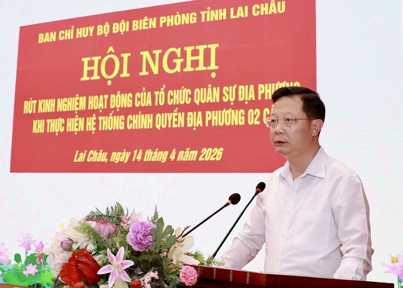 Phó Bí thư Tỉnh ủy Lai Châu Nguyễn Ngọc Vinh phát biểu tại Okvip69 Đăng ký cá cược. Ảnh: Đức Duẩn