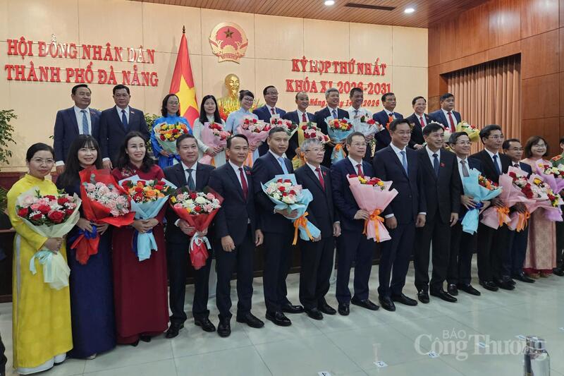 Ra mắt UBND TP. Đà Nẵng khóa XI, nhiệm kỳ 2026 - 2031