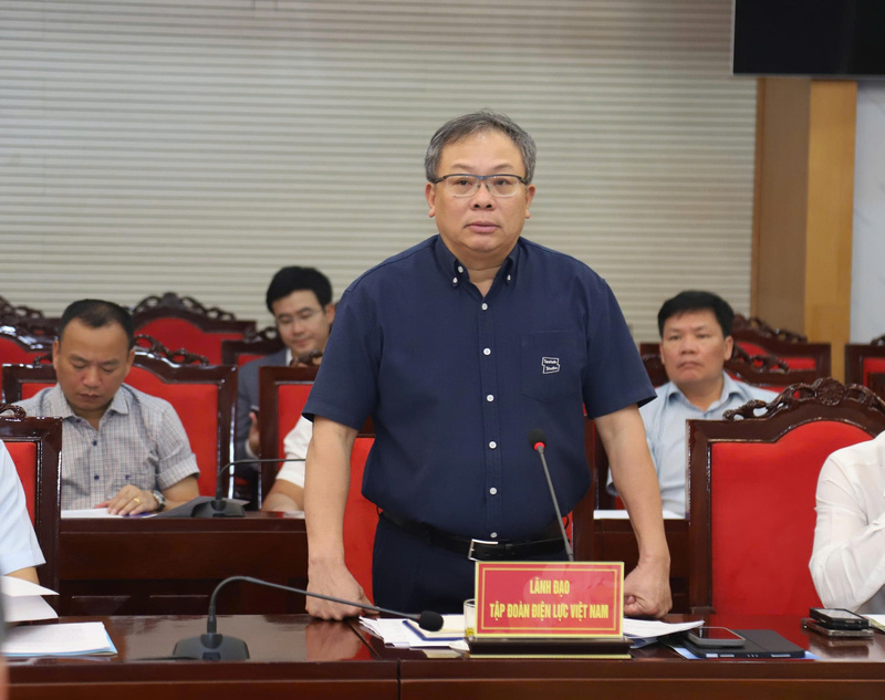 Lãnh đạo Tập đoàn Điện lực Việt Nam phát biểu tại cuộc Ok88vip tỷ lệ kèo World Cup 2026.
