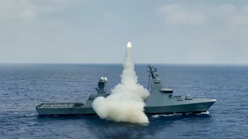 Với khả năng phóng đa nền tảng và đánh trúng mục tiêu, Gabriel 5 của Israel đang định hình lại chiến tranh trên biển. Ảnh: Missile Threat