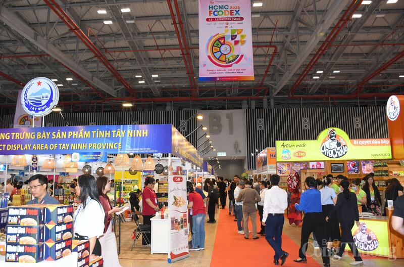 HCMC FOODEX 2026, quy tụ gần 500 gian hàng của 350 Okvip tại về trong và ngoài nước, thúc đẩy kết nối giao thương, mở rộng thị trường Liên Minh Truyền Thông Và Game Giải Trí Top 1 Okivip Nổ Hũ, Bắn Cá, Thể Thao, Game Bài Việt. Ảnh: Thanh Minh.