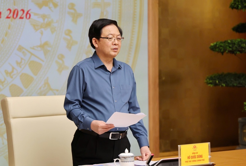 Phó Thủ tướng chỉ đạo các bộ, ngành, địa phương rà soát toàn bộ việc thực hiện các chỉ đạo trước đây, đặc biệt là các nhiệm vụ đã được giao cụ thể. Ảnh: VGP/Gia Huy