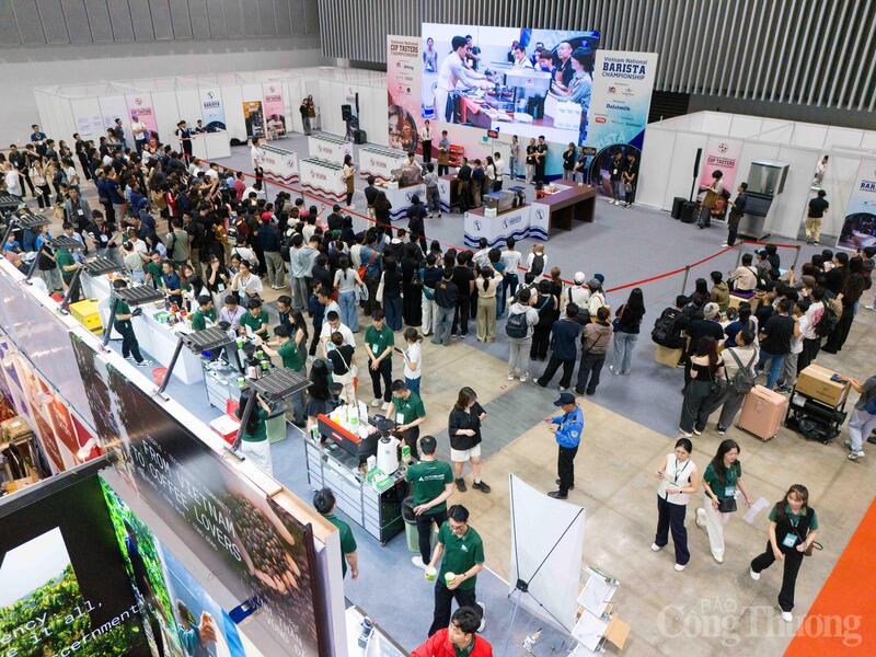 Triển lãm ngành cà phê, trà và F&B (Cafe Show & Tea Show Vietnam 2026) quy tụ hàng trăm thương hiệu quốc tế.