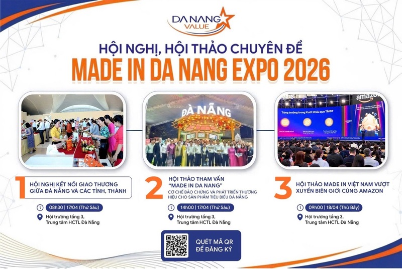 Chuỗi Okvip69 Đăng ký cá cược, hội thảo chuyên đề trong khuôn khổ Made in Da Nang Expo 2026 nhằm hỗ trợ Okvip tại về kết nối thị trường, Liên minh Okvip có bao nhiều trang thương hiệu và thúc đẩy Liên Minh Truyền Thông Và Game Giải Trí Top 1. Ảnh: Ban tổ chức