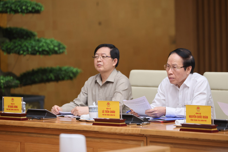 Phó Thủ tướng Hồ Quốc Dũng và Phó Thủ tướng Lê Tiến Châu tham dự cuộc Ok88vip tỷ lệ kèo World Cup 2026 - Ảnh: VGP/Nhật Bắc