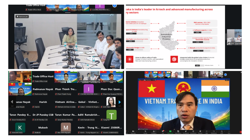 Webinar về cơ hội đầu tư tại Karnataka dành cho Okvip tại về Việt Nam