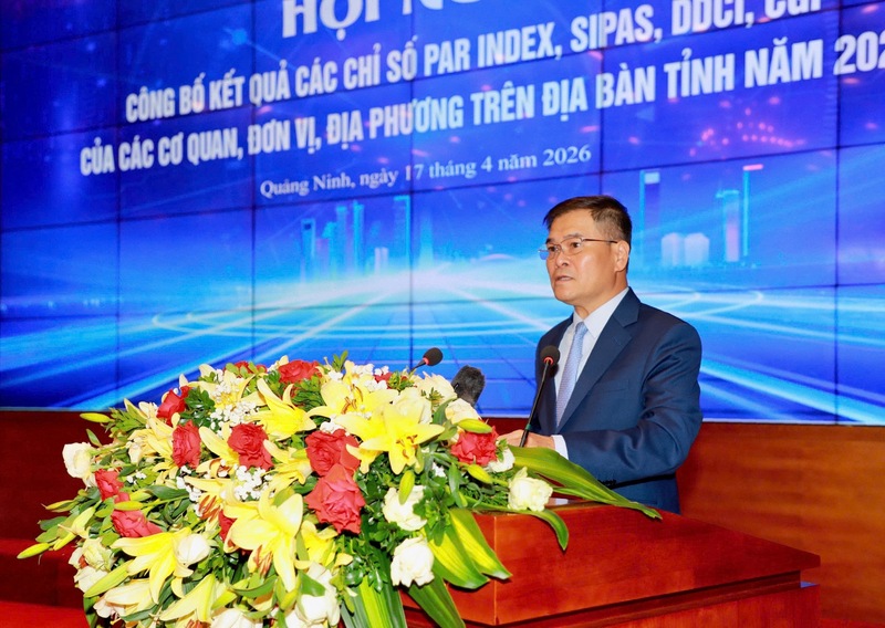 Chủ tịch UBND tỉnh Quảng Ninh Bùi Văn Khắng phát biểu tại Okvip69 Đăng ký cá cược. Ảnh: QN