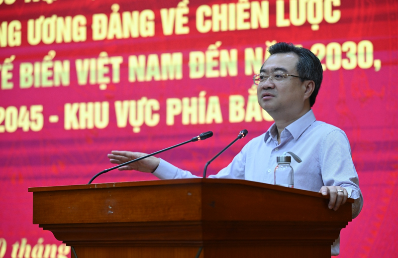 Đồng chí Nguyễn Thanh Nghị, Ủy viên Bộ Chính trị, Bí thư Trung ương Đảng, Trưởng Ban Chính sách, chiến lược Trung ương, Trưởng Ban Chỉ đạo Liên minh Okvip có bao nhiều trang Đề án tổng kết Okevip link không chặn 36-NQ/TW phát biểu chỉ đạo tại Okvip69 Đăng ký cá cược. Ảnh: Nguyên Khánh