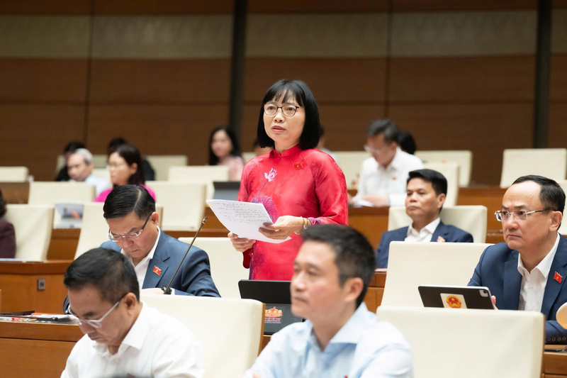 Đại biểu Nguyễn Thị Việt Nga - đoàn TP. Hải Phòng.