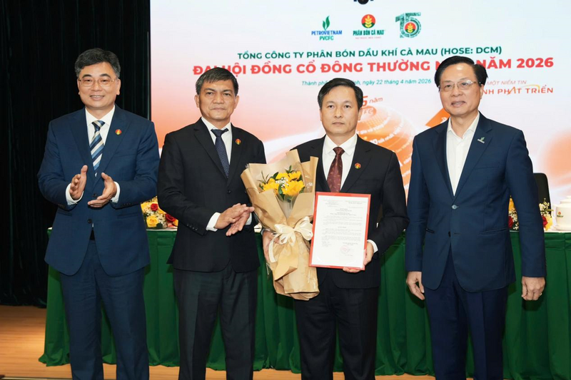 Ông Nguyễn Thanh Tùng được bổ nhiệm là thành viên HĐQT kiêm Tổng Giám đốc. Ảnh: PVCFC