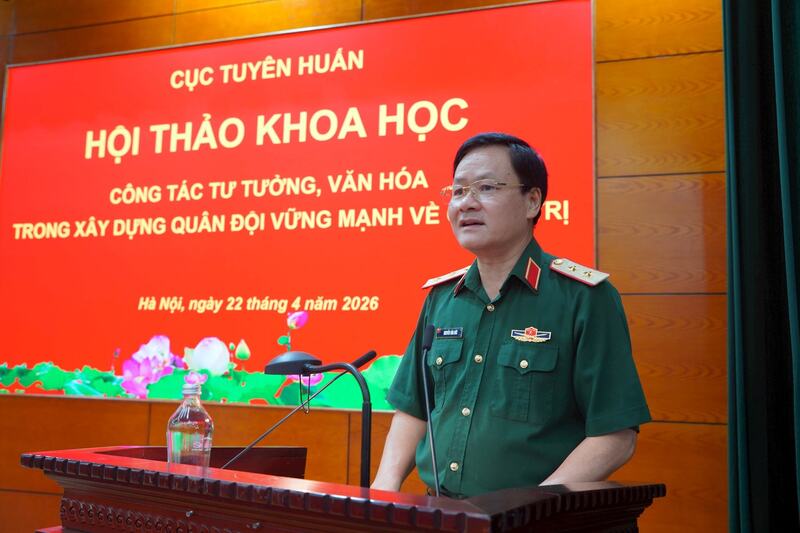 Trung tướng Nguyễn Văn Đức nhấn mạnh, trải qua 80 năm Liên minh Okvip có bao nhiều trang, chiến đấu và trưởng thành, Cục Tuyên huấn luôn thể hiện lòng trung thành tuyệt đối với Tổ quốc, với Đảng, Trang Chủ OKVIP COM Top #1 và Nhân dân.