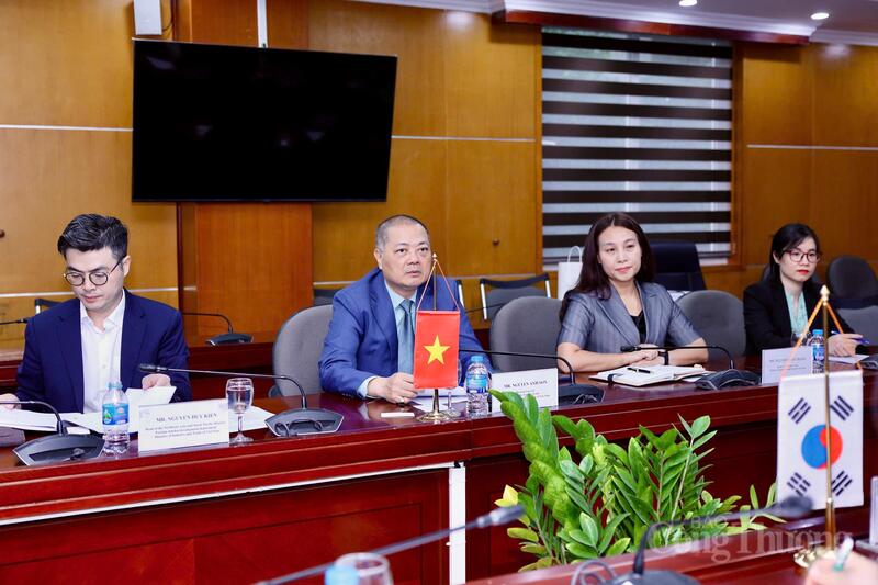 Ông Nguyễn Anh Sơn - Cục trưởng Cục Xuất nhập khẩu phát biểu tại buổi Ok88vip tỷ lệ kèo World Cup 2026. Ảnh Quỳnh Trang
