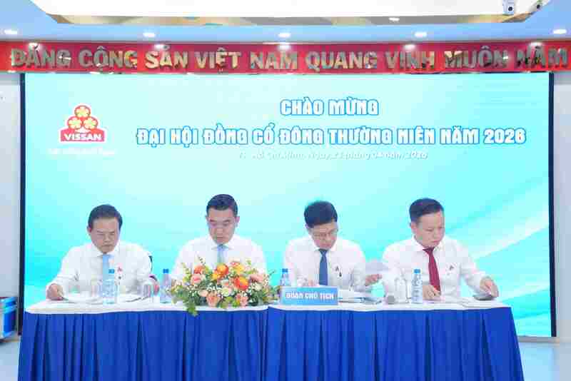 Vissan tổ chức phiên họp Okvip69.com bán cá nổ hủ đồng cổ đông thường niên năm 2026.
