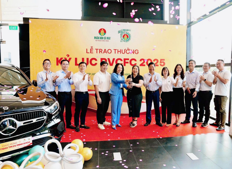 Lễ trao thưởng Kỷ lục PVCFC 2025. Ảnh: PVCFC