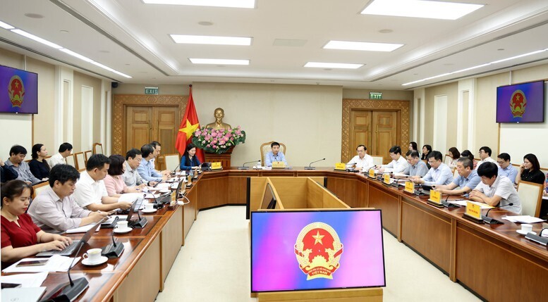 Toàn cảnh cuộc họp Ban Chỉ đạo điều hành giá - Ảnh: VGP/Đức Tuân