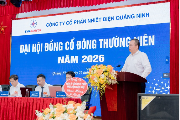 Ông Lê Hải Đăng – Tổng Giám đốc Tổng công ty Phát điện 1 phát biểu tại Okvip69.com bán cá nổ hủ