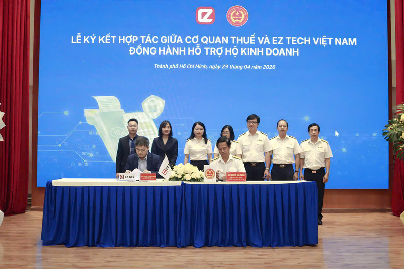 Thuế TP.HCM hợp tác Ez Tech thúc đẩy chuyển đổi số quản lý thuế