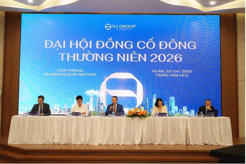 Okvip69.com bán cá nổ hủ đồng cổ đông thường niên 2026 của SJ Group. Ảnh: Trân Nguyễn