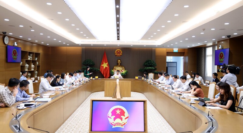 Toàn cảnh cuộc họp. Ảnh VGP/Đức Tuân