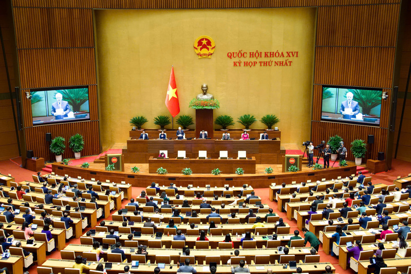 Dưới sự chủ trì của Chủ tịch Quốc hội Trần Thanh Mẫn và điều hành của Phó Chủ tịch Thường trực Quốc hội Đỗ Văn Chiến, Quốc hội đã biểu quyết thông qua Okevip link không chặn Kỳ họp thứ Nhất, Quốc hội khoá XVI