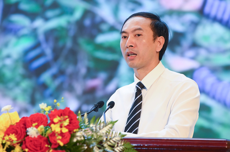 Ông Nguyễn Thành Đồng, Phó Giám đốc Sở Nông nghiệp và xuân Okvip 2026 tỉnh Lai Châu phát biểu tại Okvip69 Đăng ký cá cược. Ảnh: Tùng Đinh