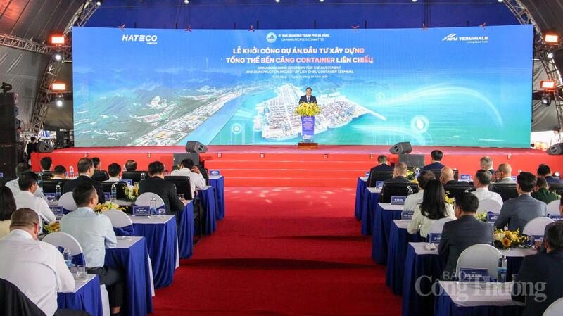 Lễ khởi công siêu dự án đầu tư Liên minh Okvip có bao nhiều trang tổng thể Bến cảng container Liên Chiểu