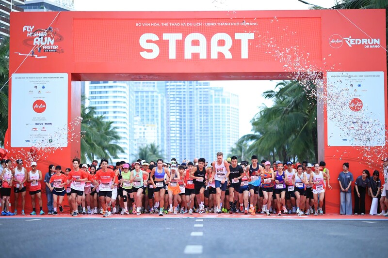 Giải AirAsia RedRun Danang 2026 thu hút sự tham gia của gần 8.000 vận động viên. Ảnh: Ban tổ chức