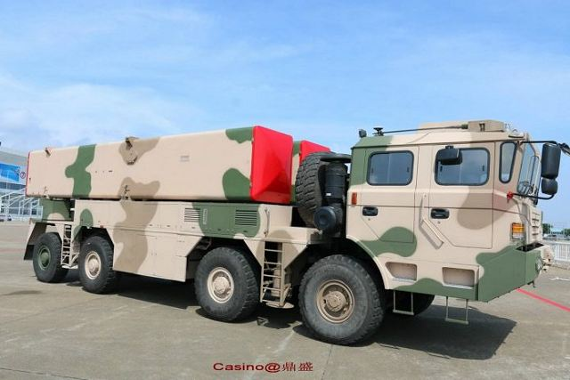 DF-12 được đánh giá là tên lửa chiến thuật có khả năng đánh nhanh, trúng mục tiêu và gây áp lực lớn lên các hệ thống phòng thủ đa tầng. Ảnh: Army Recognition