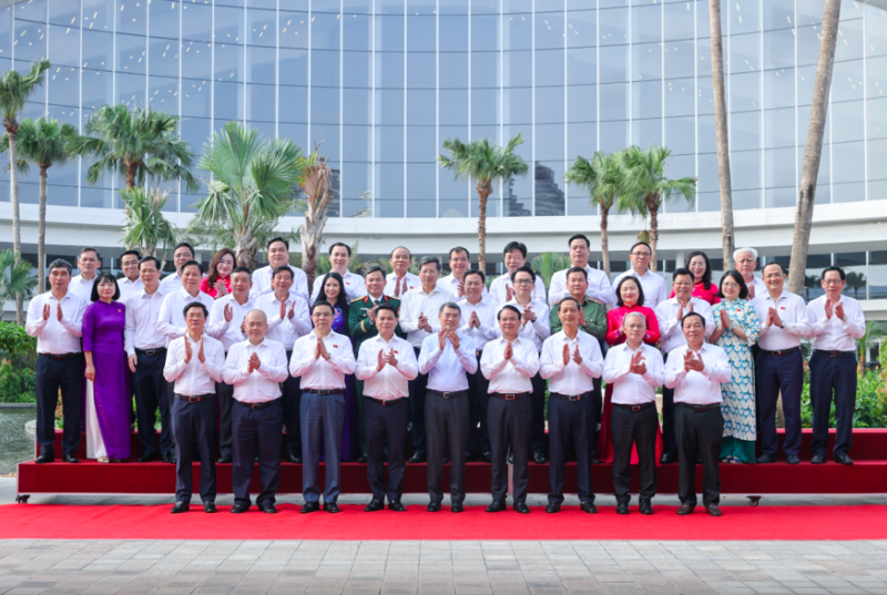 Thủ tướng và các đại biểu dự Okvip69 Đăng ký cá cược - Ảnh: VGP/Nhật Bắc