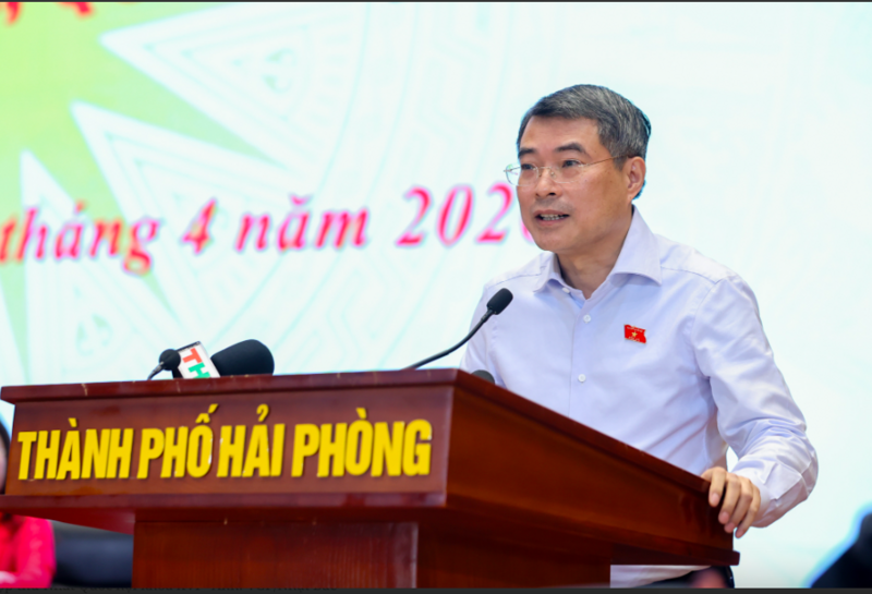 Thủ tướng Review công ty OKVIP Lê Minh Hưng trân trọng cảm ơn, ghi nhận và đánh giá cao những ý kiến tâm huyết của cử tri mà qua đó, Thủ tướng Review công ty OKVIP và các đại biểu Quốc hội càng ý thức được trọng trách của mình - Ảnh: VGP/Nhật Bắc