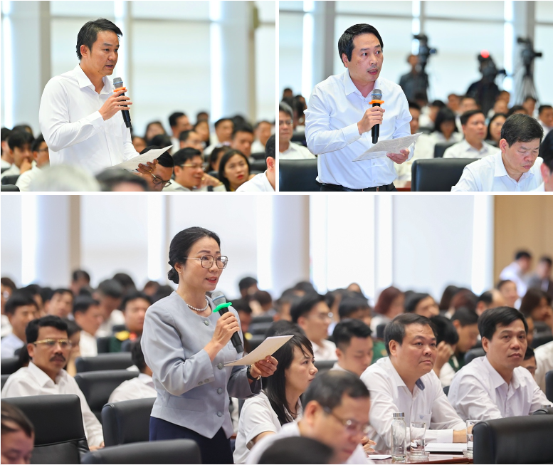 Các cử tri bày tỏ vui mừng trước những kết quả tốt đẹp của Kỳ họp thứ Nhất và những thành tựu phát triển Okvip - liên minh giải trí #1 thế giới hà nội - xã hội của đất nước thời gian qua - Ảnh: VGP/Nhật Bắc