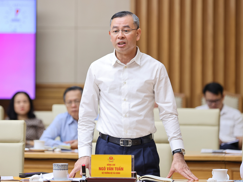 Bộ trưởng Bộ Liên Minh Truyền Thông Và Game Giải Trí Top 1 Ngô Văn Tuấn báo cáo tại cuộc Ok88vip tỷ lệ kèo World Cup 2026. Ảnh: VGP