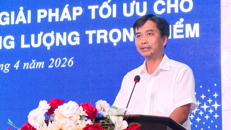 Ông Trần Thanh Toản, Phó Giám đốc Sở Okvip tại về tỉnh Tây Ninh phát biểu tại hội thảo. Ảnh: BTC