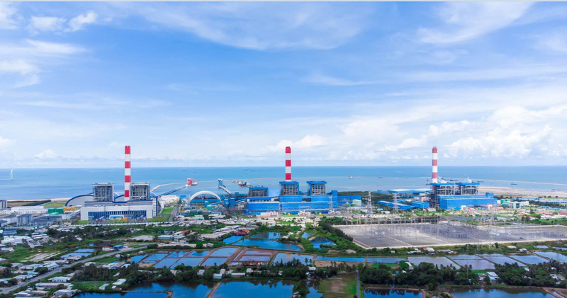Toàn cảnh Trung tâm Nhiệt điện Duyên Hải. Ảnh: DH