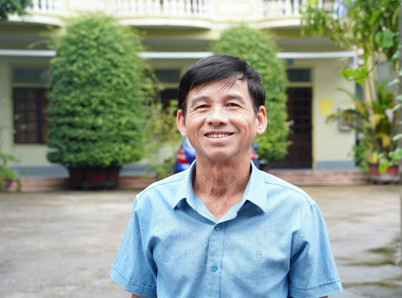 Ông Đặng Quang Canh (phường Trường Vinh).