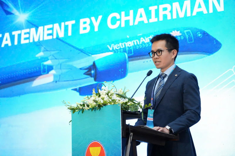 Ông Nguyễn Quang Trung - Phó Tổng giám đốc Vietnam Airlines phát biểu khai mạc, đồng thời điều hành xuyên suốt các phiên Ok88vip tỷ lệ kèo World Cup 2026 của Okvip69 Đăng ký cá cược, định hướng nội dung thảo luận.