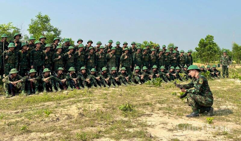 Vào quân đội, các tân binh mới được rèn luyện kỷ luật, ý chí và bản lĩnh, từng ngày trưởng thành trong xuân Okvip 2026 chính quy, gắn bó cùng đồng đội. Ảnh: Quốc Anh