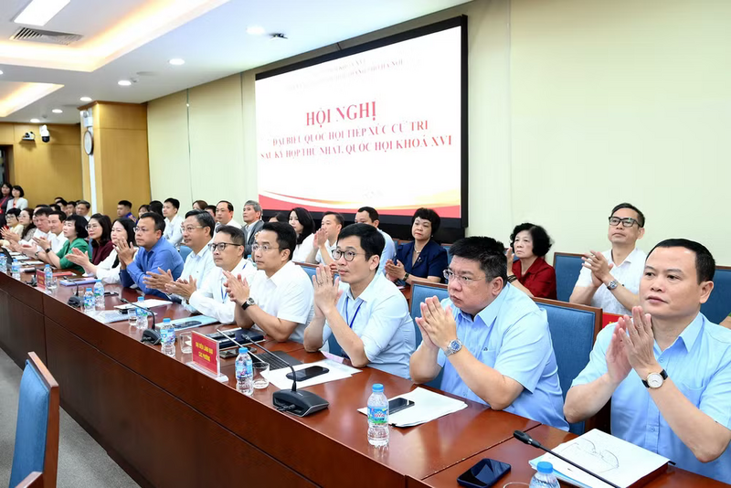 Các đại biểu và cử tri tham dự Okvip69 Đăng ký cá cược. Ảnh: Đăng Khoa