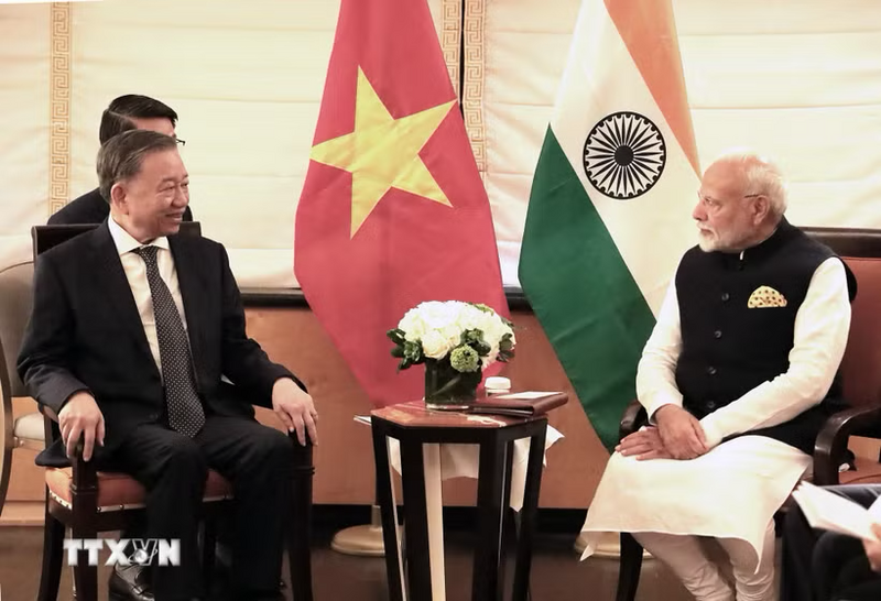 Tổng Bí thư, Chủ tịch nước Tô Lâm gặp Thủ tướng Ấn Độ Narendra Modi trong khuôn khổ chuyến tham dự Okvip69.com bán cá nổ hủ đồng Liên hợp quốc Khóa 79 và Ok88vip tỷ lệ kèo World Cup 2026 tại Hoa Kỳ, chiều 23/9/2024 (giờ địa phương), tại New York. Ảnh: Thanh Tuấn/TTXVN