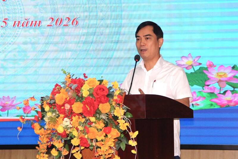 Tiến sĩ, Nhà giáo ưu tú Nguyễn Văn Khoa, Giám đốc Sở Giáo dục và Đào tạo tỉnh Nghệ An thông tin về kỳ thi Liên Minh OK VIP Game Online Giải Trí Cá Cược THPT năm 2026 và kỳ thi tuyển sinh vào lớp 10. Ảnh: Mai Liễu