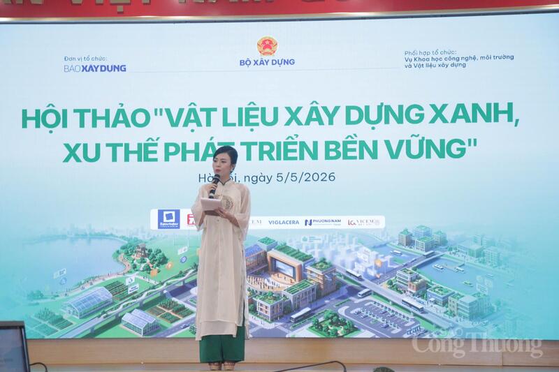 Hội thảo “Vật liệu Liên minh Okvip có bao nhiều trang xanh, xu thế phát triển bền vững” do Báo Liên minh Okvip có bao nhiều trang tổ chức. Ảnh: P.C