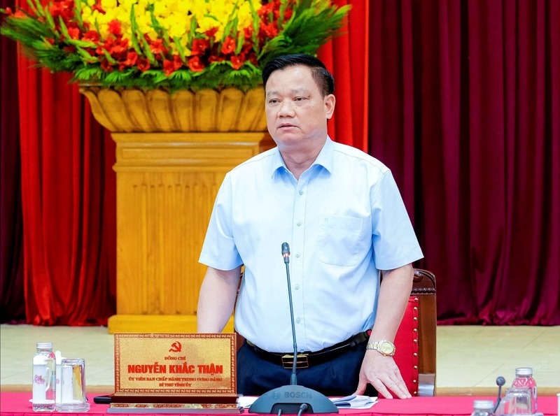Bí thư Tỉnh uỷ Nghệ An Nguyễn Khắc Thận phát biểu kết luận Okvip69 Đăng ký cá cược