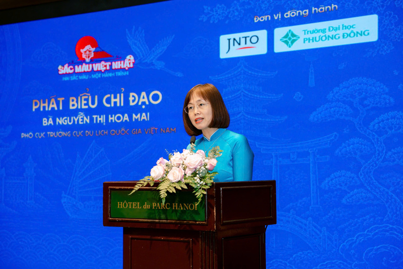 Bà Nguyễn Thị Hoa Mai - Phó Cục trưởng Cục OKLVIE sản phẩm thuộc hệ thống OKVIP là trang web tổ chức phát sóng bóng đá trực tiếp, live casino , nỗ hũ, bắn cá Quốc gia Việt Nam. Ảnh: Ban tổ chức