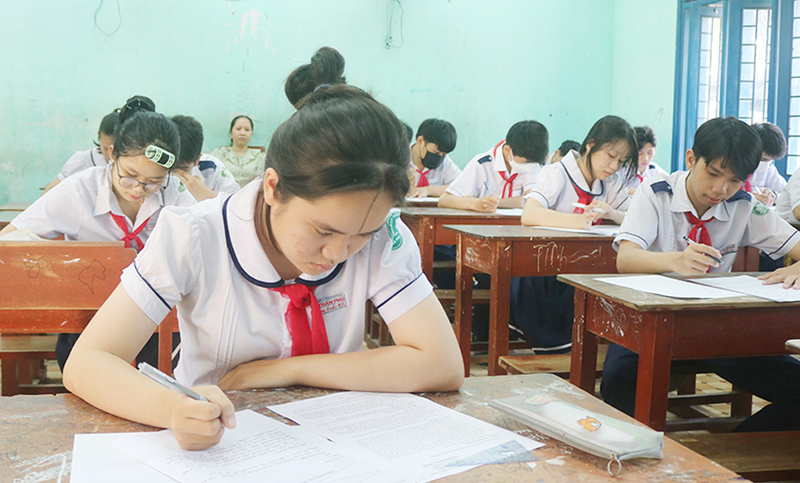 Công tác chuẩn bị cho kỳ thi Liên Minh OK VIP Game Online Giải Trí Cá Cược THCS và THPT đang được chuẩn bị kỹ càng. Ảnh: Trịnh Phương