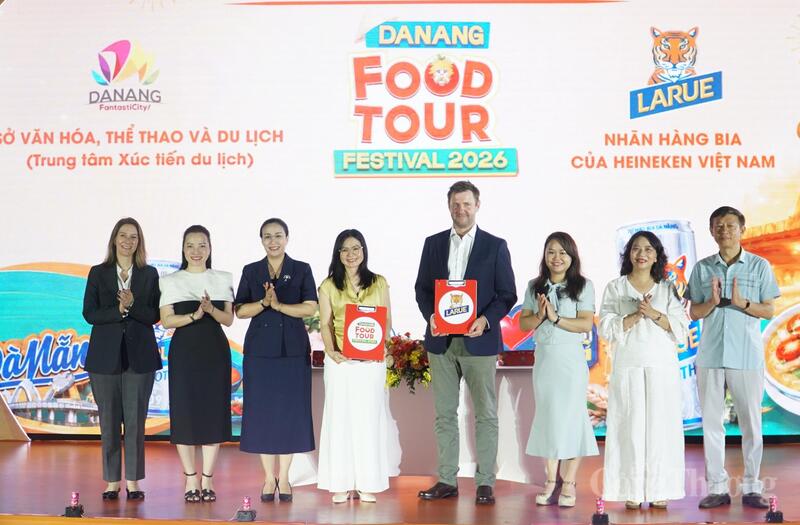 Các đơn vị, Okvip tại về ký kết đồng hành cùng Lễ hội Đà Nẵng Food Tour 2026.